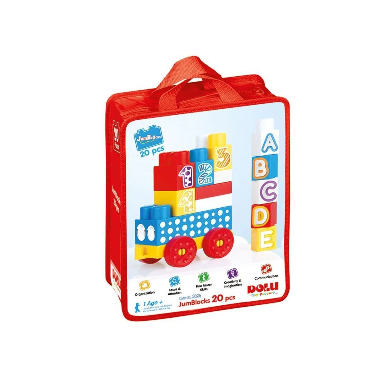 5026 Mega Blok 20'li Çantalı 