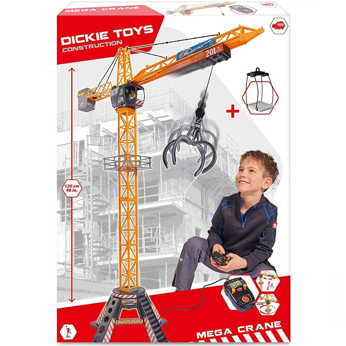 Dickie Hareketli Mega Vinç Kule 120 cm - SMB-203462412