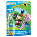 Disney Mickey Mouse Seri 1 3D Mystery Puzzle 24 Parça