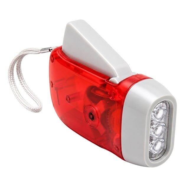 Powermaster PM-21819 3 Mantar LED'li Kinetik Enerjili Dinamolu İp Askılı El Feneri