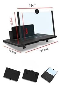 Telefon ve Tablet Ekran Büyütücü Aparat Kırmızı