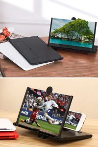 Telefon ve Tablet Ekran Büyütücü Aparat Kırmızı