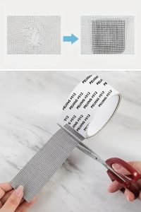 Güçlü Yapışkanlı Pencere Tamir Bandı, Böcek Önleyici Yama Bandı 2 mt x 5 cm