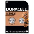Duracell CR2032 Lityum Düğme Pil (2li Paket)
