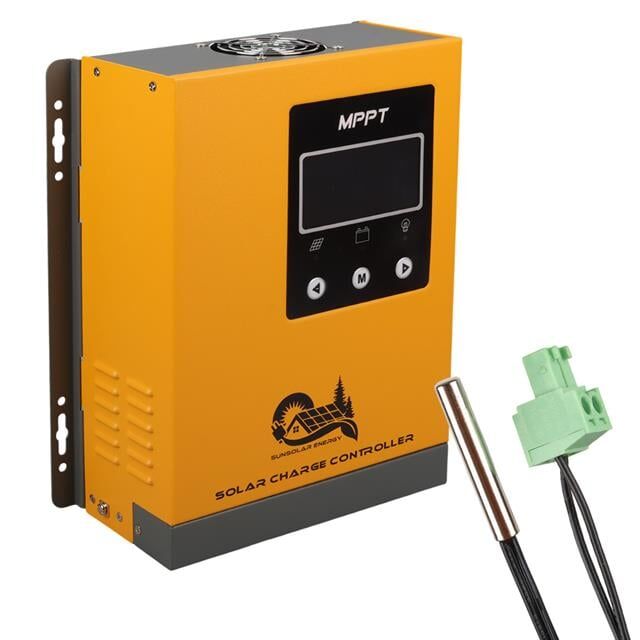 Sunsolar MPK50 MPPT Solar Şarj Kontrol Cihazı 50A (12V/24V/36V/48V Otomatik) 150V Maksimum PV LCD Ekranlı RS485 Portlu
