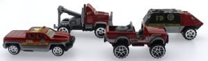 4'Lü Die Cast İtfaiye Seti