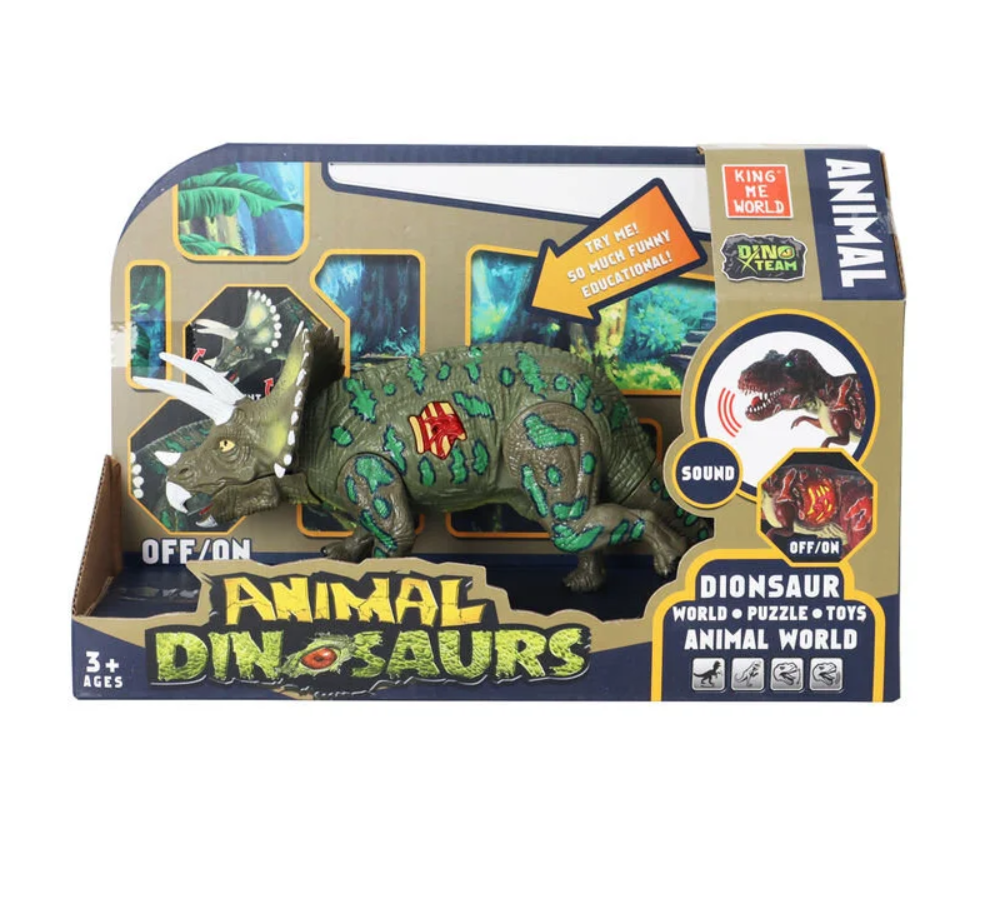 Sesli Dinozor Triceratops