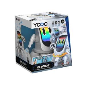 SIL 88527 Silverlit Octobot Silverlit Sesli ve Işıklı Programlanabilir Octobot Robot