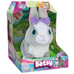 Sesli ve Hareketli Peluş Tavşan Betsy
