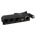 Olesson 1525 12-24V Çift USB'LI 120W 80cm Kablolu 4'LÜ Araç Çakmak Çoklayıcı