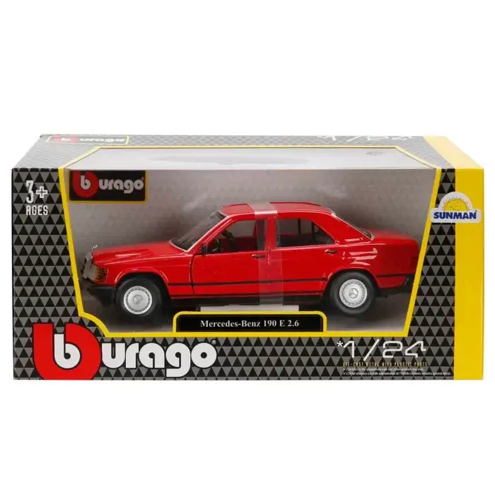 Bburago 1/24 A 1987 Mercedens Benz 190E - S01021103