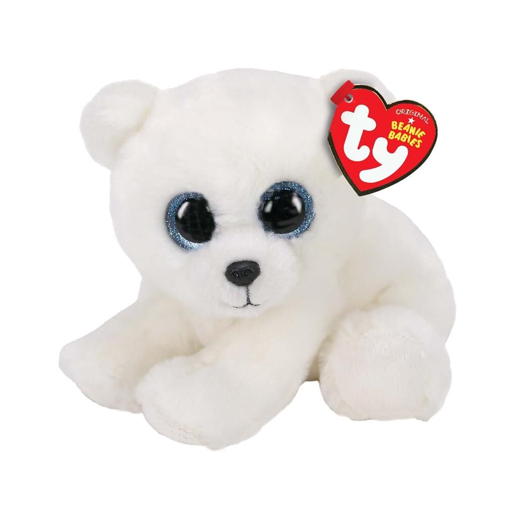 TY Original Beanie Babies Peluş Kutup Ayısı- Ari 13 cm
