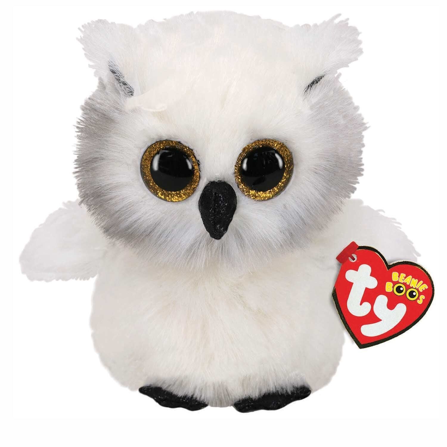 TY Beanie Boos Peluş Kar Baykuşu-Austin 15 cm