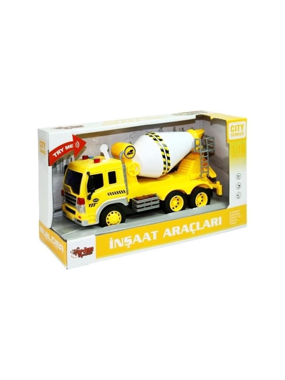 1:16 SÜRTMELİ SESLİ IŞIKLI KAMYON MİKSE