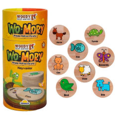Woody Wo-Mory Ahşap Hafıza Oyunu - S00004984