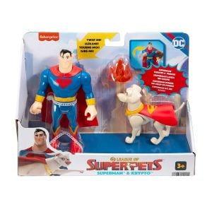 HGL01 Imaginext DC League of Super Pets -  Kahramanlar ve Hayvanlar - Stokta Olan Gönderilir