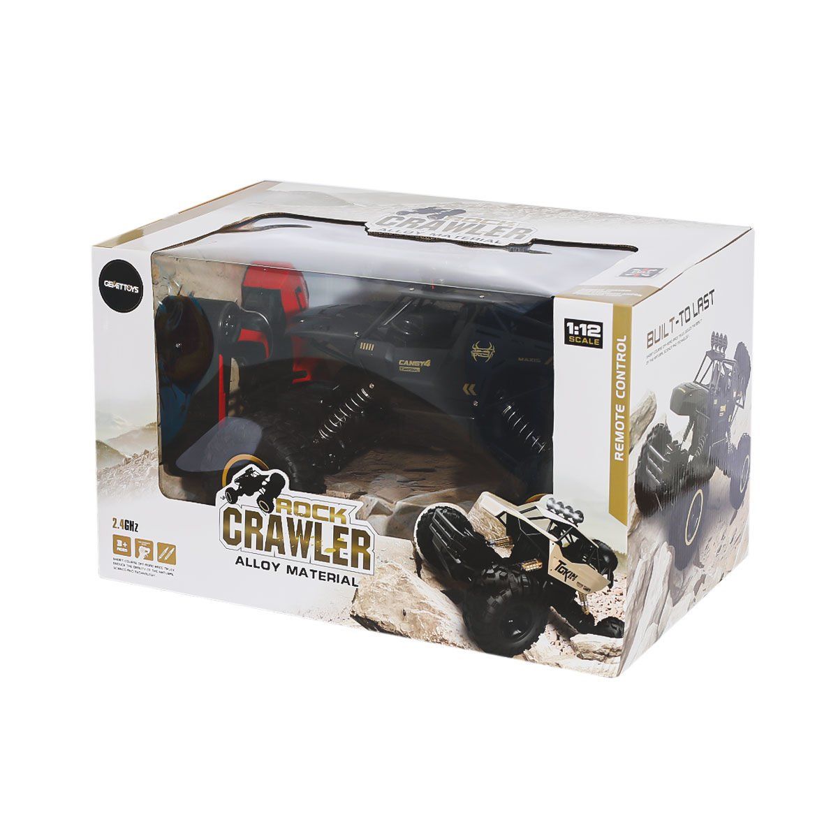 9268 Kumandalı 4X4 Metal Rock Crawler 1:12