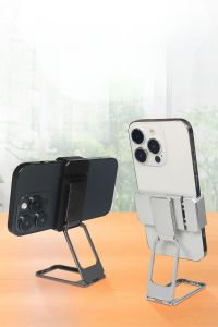 360 derece Dönen Tüm Telefon Tipleri İle Uyumlu Metal Telefon Standı Braket