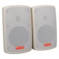 MagicVoice MV-36 11 CM 50 Watt Komütatörlü Hat Trafolu Krem Beyaz Sütun Hoparlör (2'li Takım)
