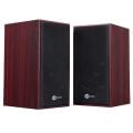Lenovo Lecoo DS105 6W Ahşap Gövdeli Masaüstü Stereo Hoparlör - USB + 3.5mm Jack Girişli PC Hoparlörü