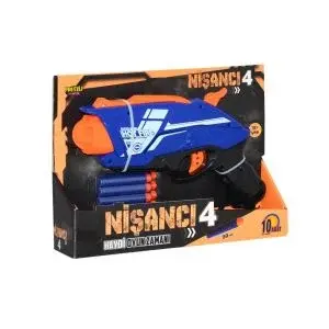 Nişancı 4 Yumuşak Sünger Atan Tabanca - 82582