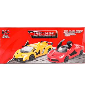 RG-1382-9-11 Kumandalı Kapıları Açılabilir Işıklı Spor araba 1:24