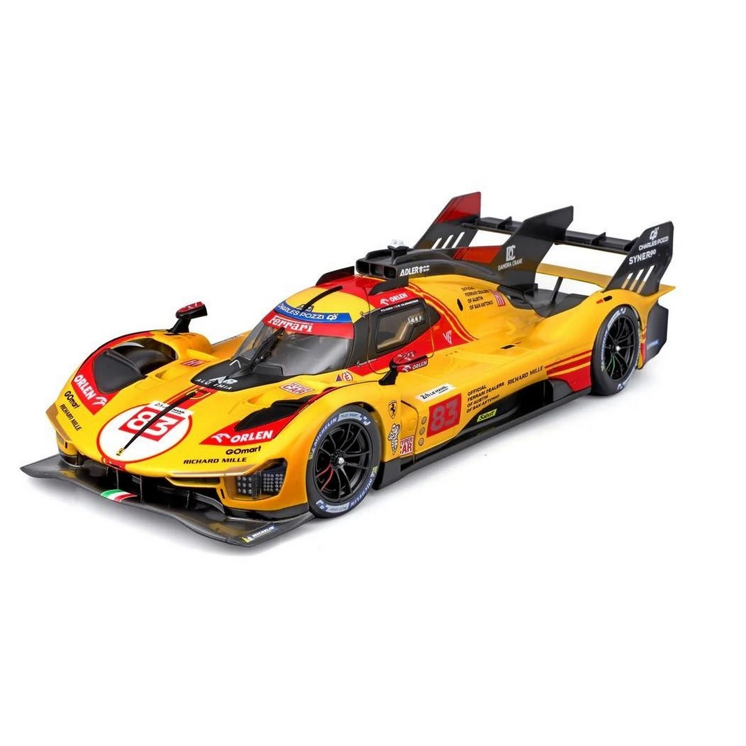 Bburago 1/24 Ferrari 499P Model Araba Sarı