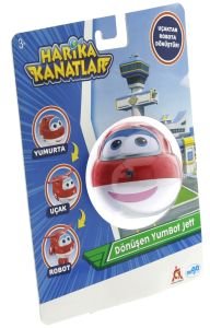 Harika Kanatlar Dönüşen Tekli Figür YumBot Jett