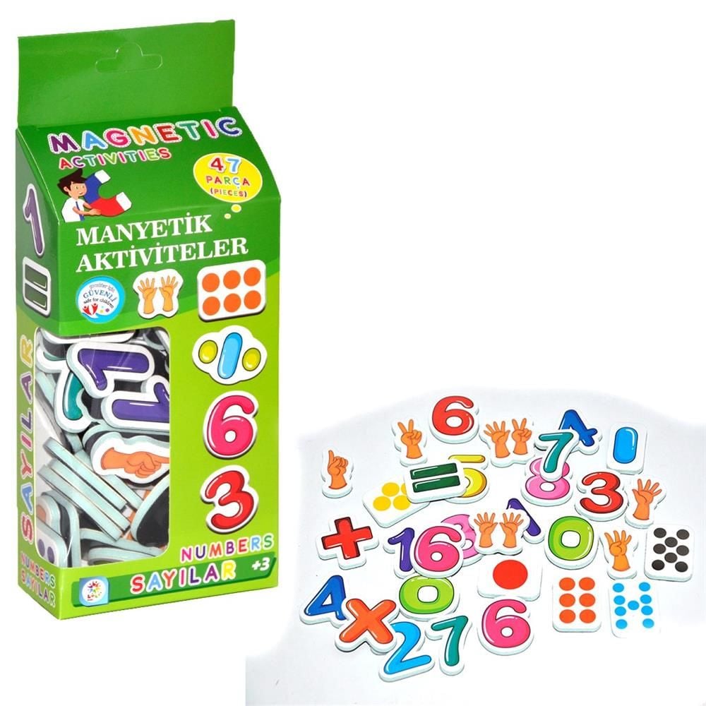47 Parça Magnet Rakamlar Manyetik Sayılar - 49399