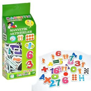 47 Parça Magnet Rakamlar Manyetik Sayılar - 49399