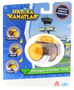 Harika kanatlar Dönüşen Tekli Figür YumBot Todd