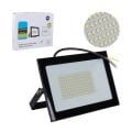 Powermaster PM-22572 100 Watt - 220 Volt 6500K IP66 150* Işık Açısı Siyah Slim Kasa Beyaz Led Projektör