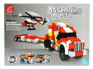Ausini Assembling Master 3 in 1 312 Parça Araç Taşıyıcı Tır