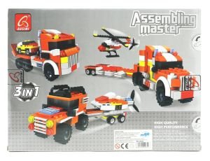 Ausini Assembling Master 3 in 1 312 Parça Araç Taşıyıcı Tır