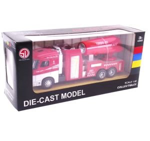Die Cast Model Çek Bırak Turbo Jet İtfaiye Kamyonu