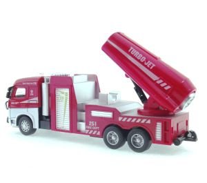Die Cast Model Çek Bırak Turbo Jet İtfaiye Kamyonu