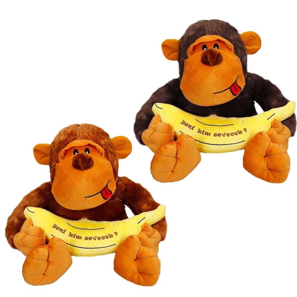 Muzlu Goril Peluş 50 cm. 1 Adet Fiyatıdır