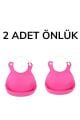 Çocuk Bebek Mama Önlüğü Dökülme Engelleyici Bükülebilir Pembe