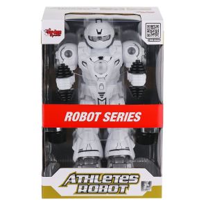 DF-6026 Işıklı ve Müzikli Hareketli Atletik Sporcu Robot -Vardem Oyuncak