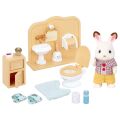 Sylvanian Families Çikolata Kulaklı Tavşan Tuvalet Eğitim Seti 5015