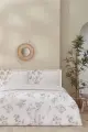 Özdilek Çift Kişilik Ranforce Nevresim Takımı Fiolett Yeşil