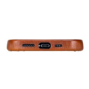 Apple iPhone 13 Pro Max Uyumlu Deri Arka Kapak ROCK RST2EF Taba