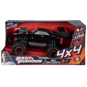 1:12 Fast & Furious 1970 Kumandalı Dom's Dodge Charger R/T 4x4 Turbo Jeep