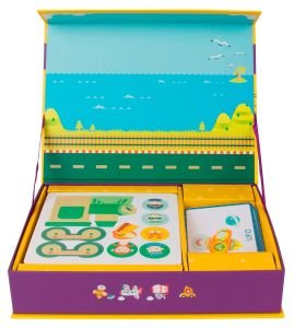 Classic World Ahşap Mıknatıslı Oyun Seti Taşıtlar