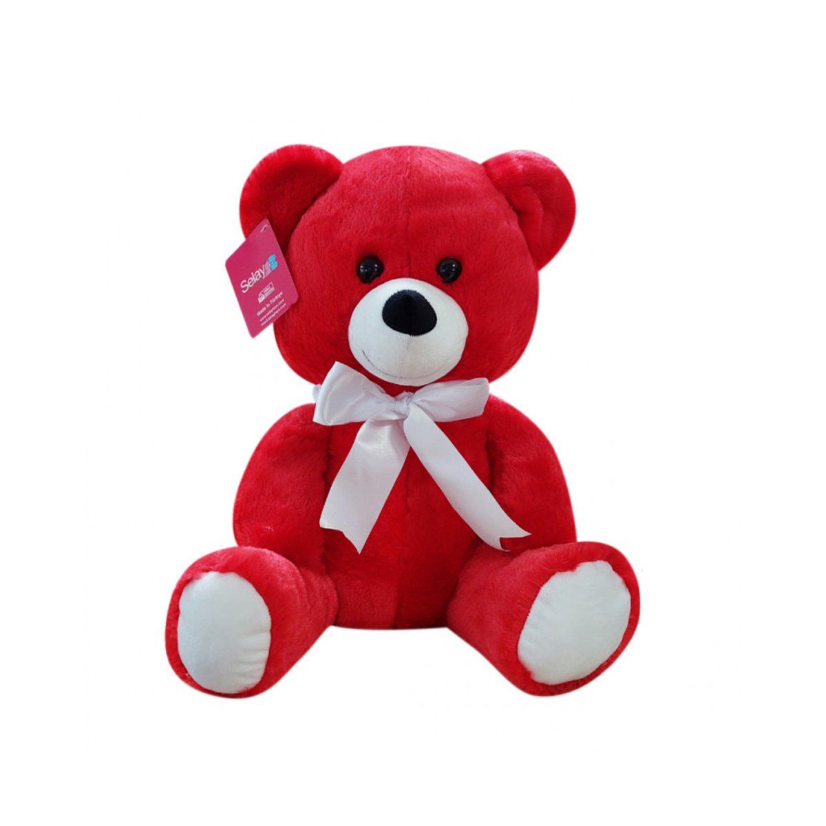 1178Kr Selay, Oturan Ayı 37 Cm Kırmızı 1178Kr Selay, Oturan Ayı 37 Cm Kırmızı