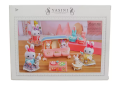 Bay Dreamy Mini Tavşan Üçüz Bebek Arabası Oyun Seti