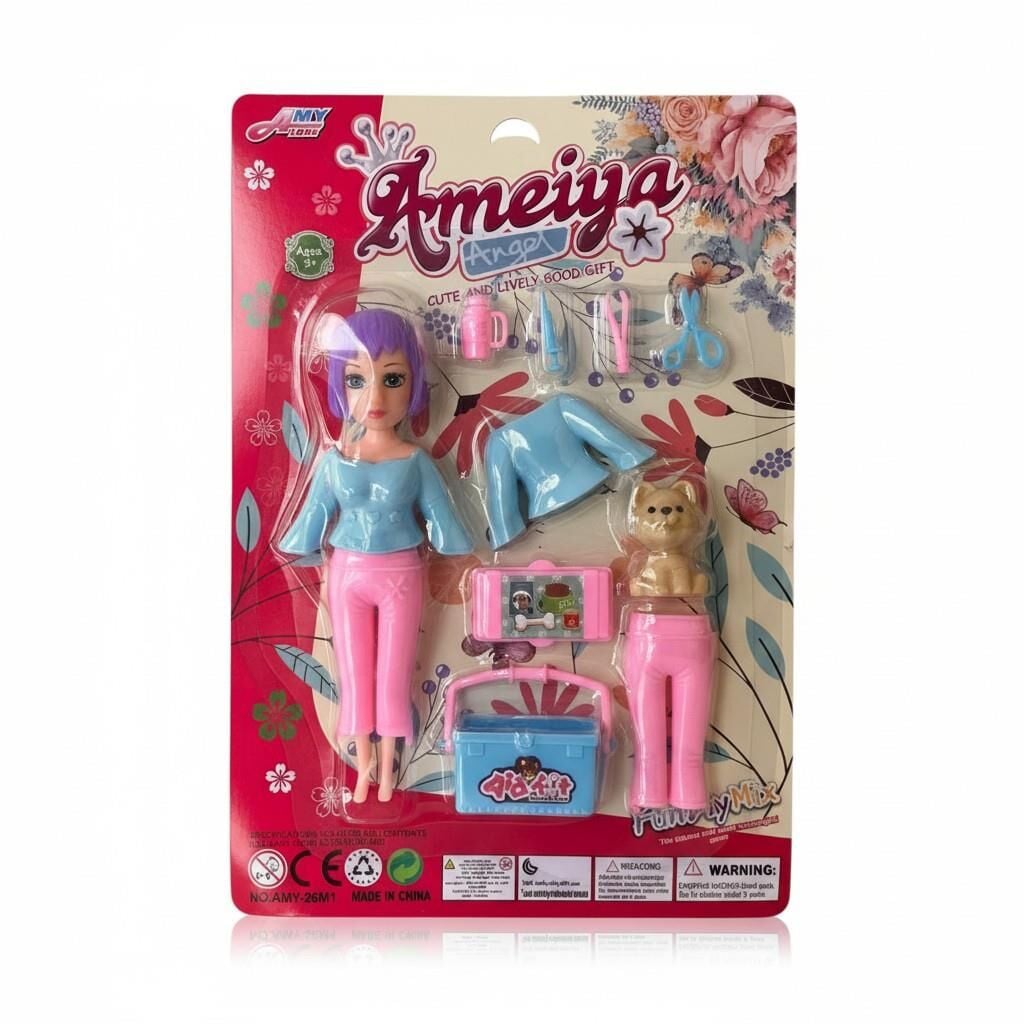 AMY-26M1 KARTELALI BEBEK SETİ OYUNCAK BEBEK