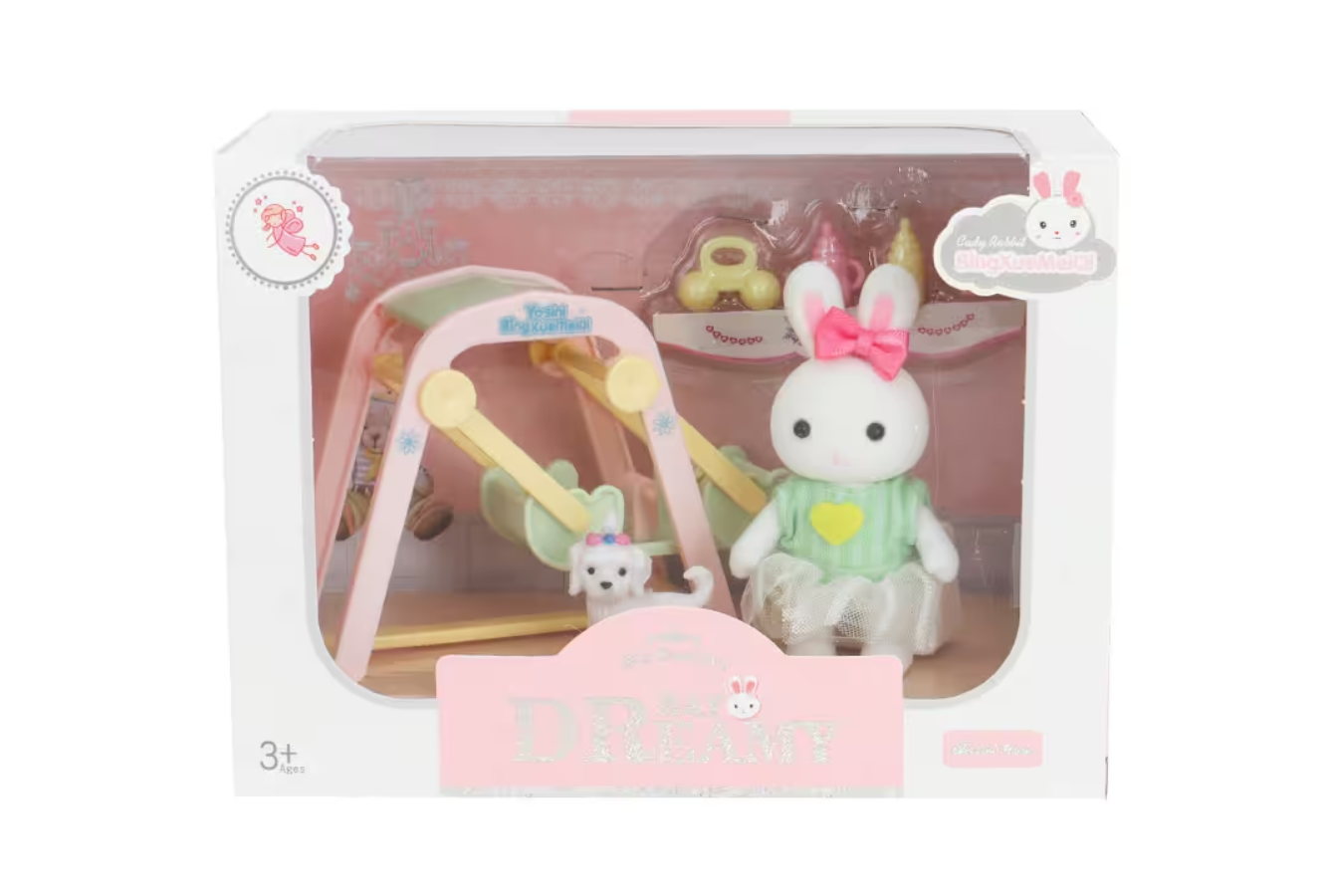 Bay Dreamy Mini Tavşan Salıncaklı Dekorasyon Seti