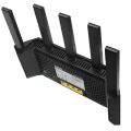 Everest EWR-X3000MBPS-V1 X3000Mbps Dualband 5*6dBi 1 Wan Port + 3 Lan Port Wi-Fi 6 Wisp+Ap+Repeater Destekli Kablosuz Wifi Router