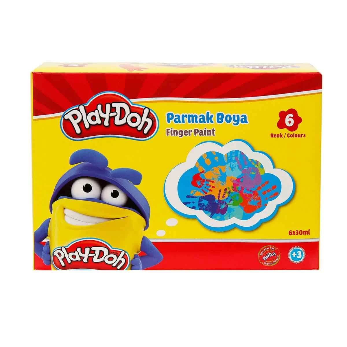 Play-Doh Parmak Boya 6 Renk